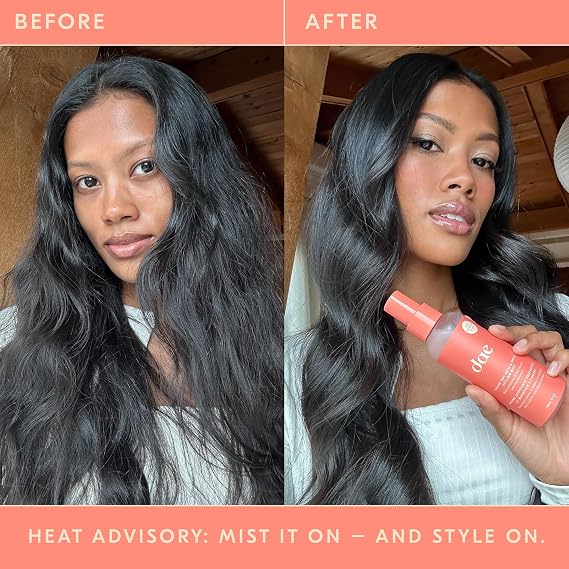 DAE Agave Dry Heat Protection Spray - Protects, Controls Frizz, Light Hold