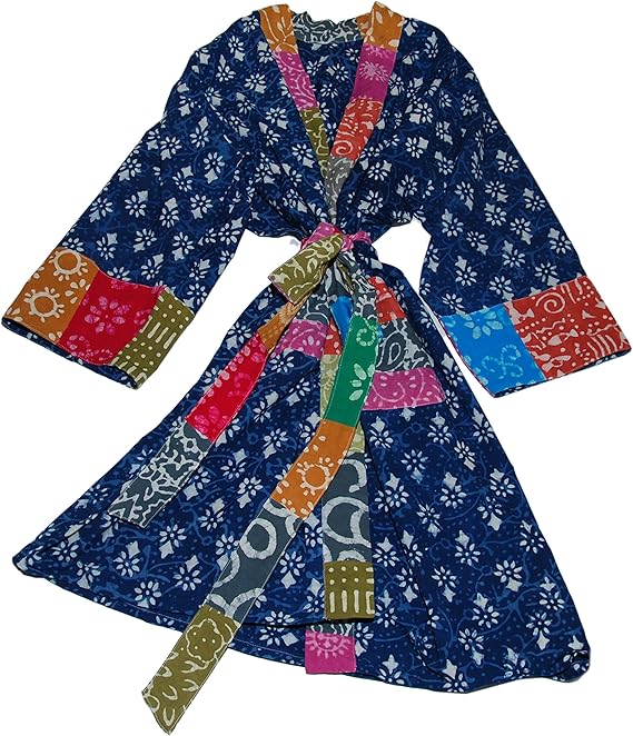 cotton sari robe