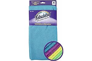 Fabuloso Microfiber Cleaning Cloths: The Symphony of Sparkling Surfaces
