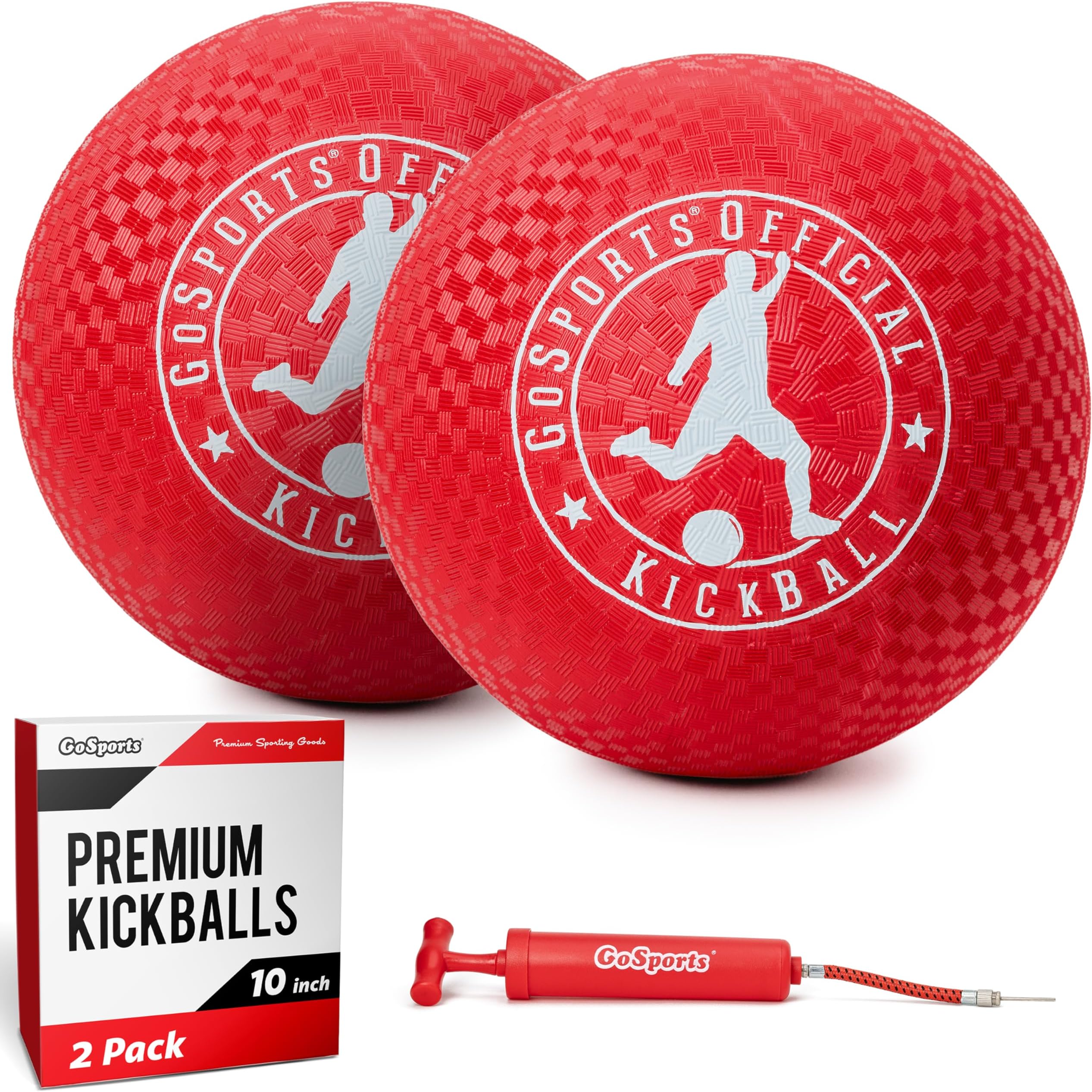 GoSports Official Kickball with Pump