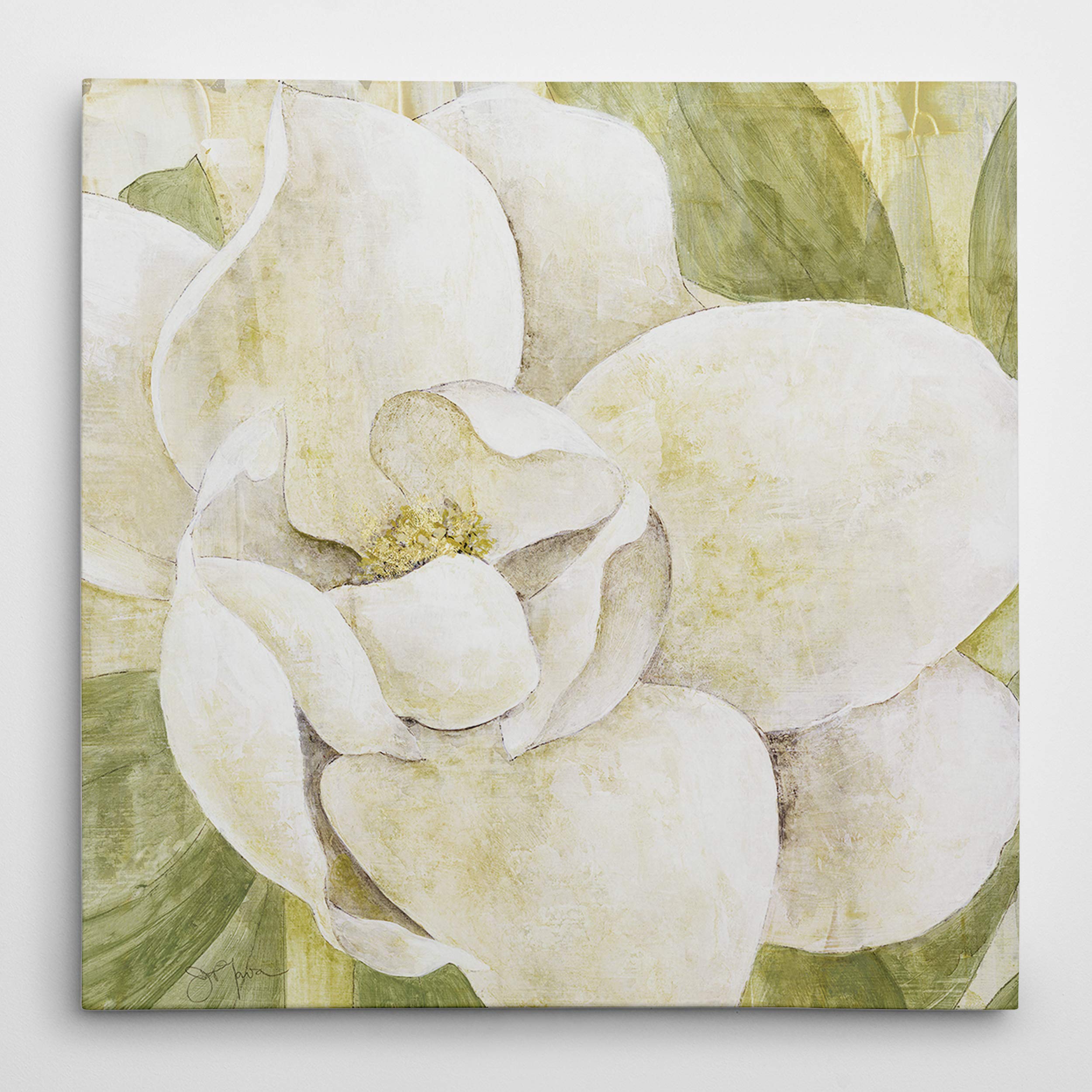 WEXFORD HOME Magnolia Dolce Gallery Wrapped Canvas Wall Art, 16 in x 16