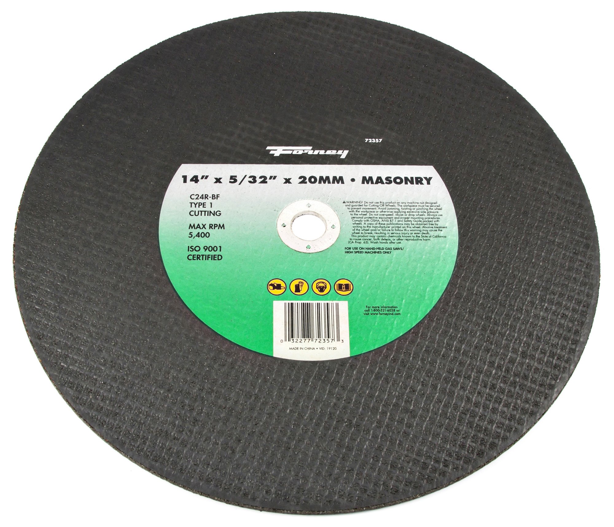 Lame de scie maçonnerie Forney disque à tronçonner béton 20mm
