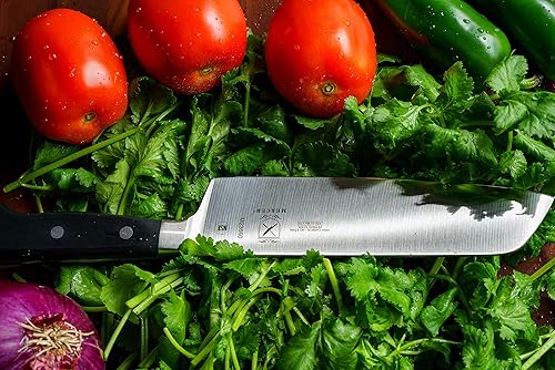 Miniatura 89 de Cuchillo de chef, Mercer Culinary Renaissance, forjado de 8 pulgadas, Cuchillo para pan, de 20.32 cm, 8", Negro