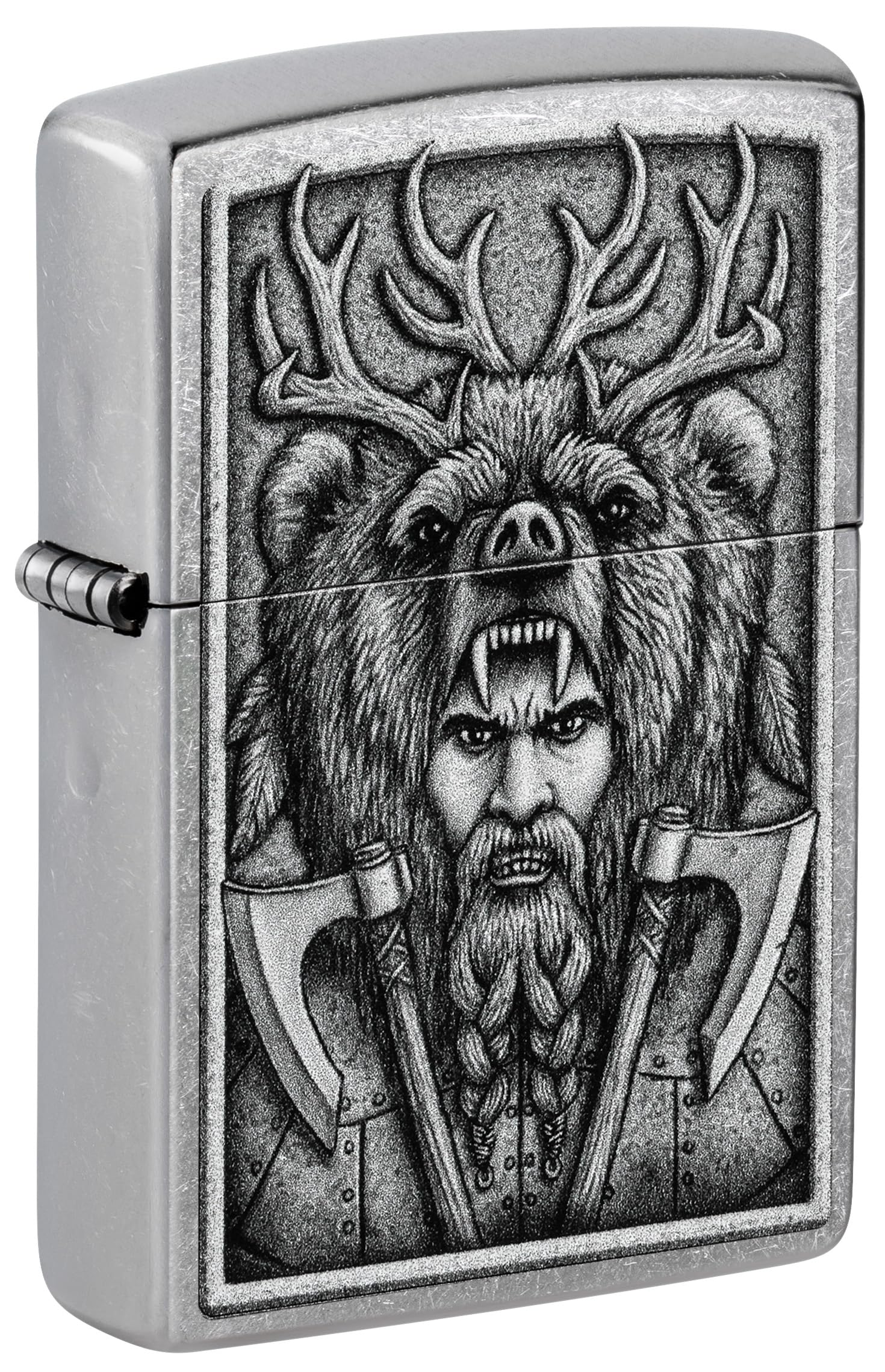 Zippo Barbarian Design, Fuel Windproof Pocket Lighter-picture-11