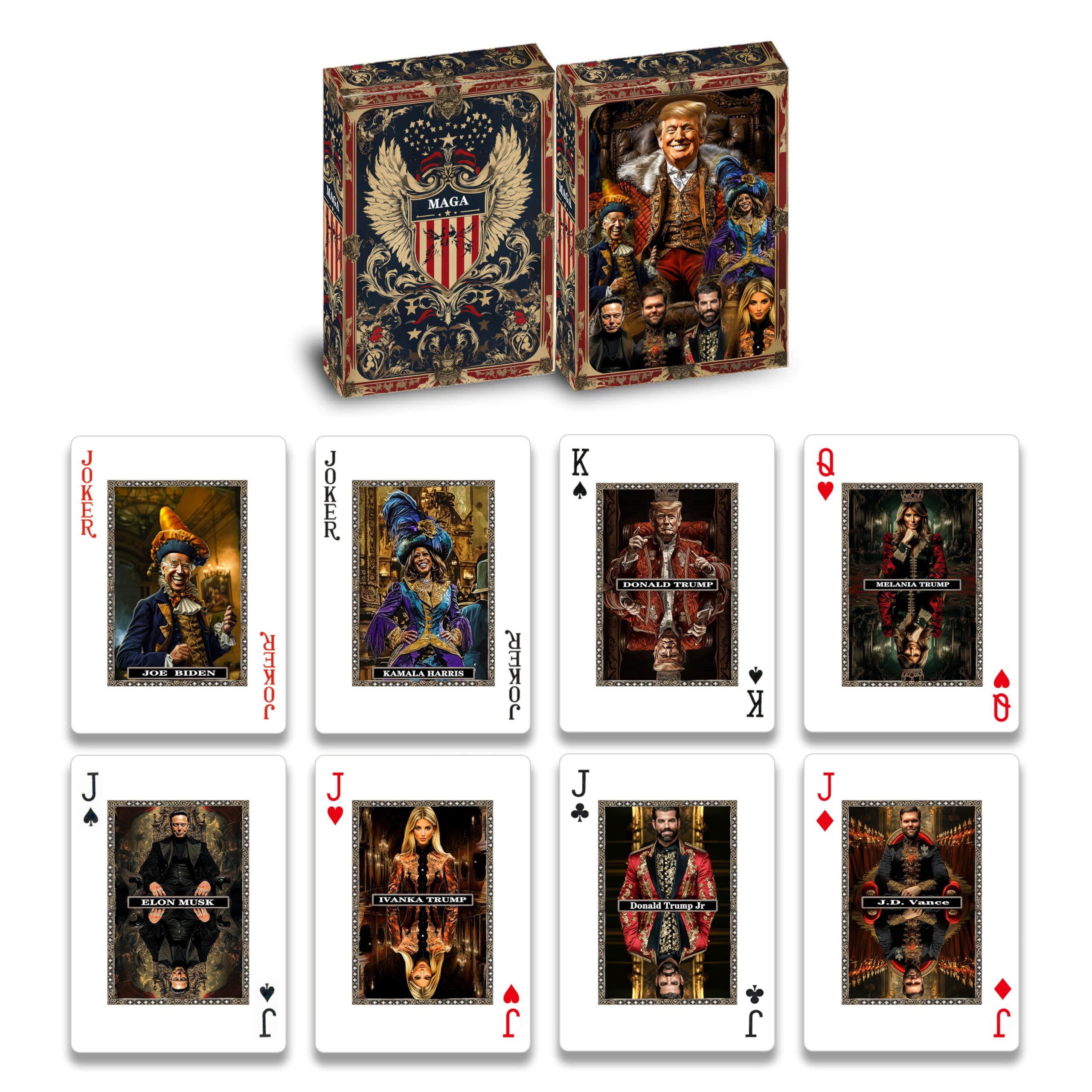 Amazon.com: Trump Playing Cards - MAGA Poker Cards,Standard