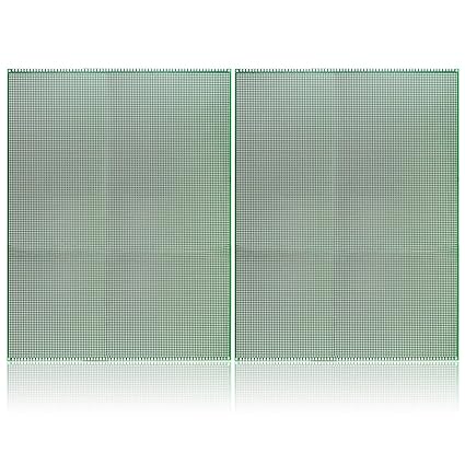 Eagles 2PCS 30x40 cm Double Sided PCB Board,Tinned Prototype Diy Universal FR4 Printed Circuit PCB Board Protoboard pcb kit Compatible with Arduino Kits