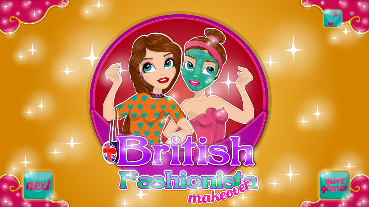 British Fashionista - Dress up and Makeover Game for Girls