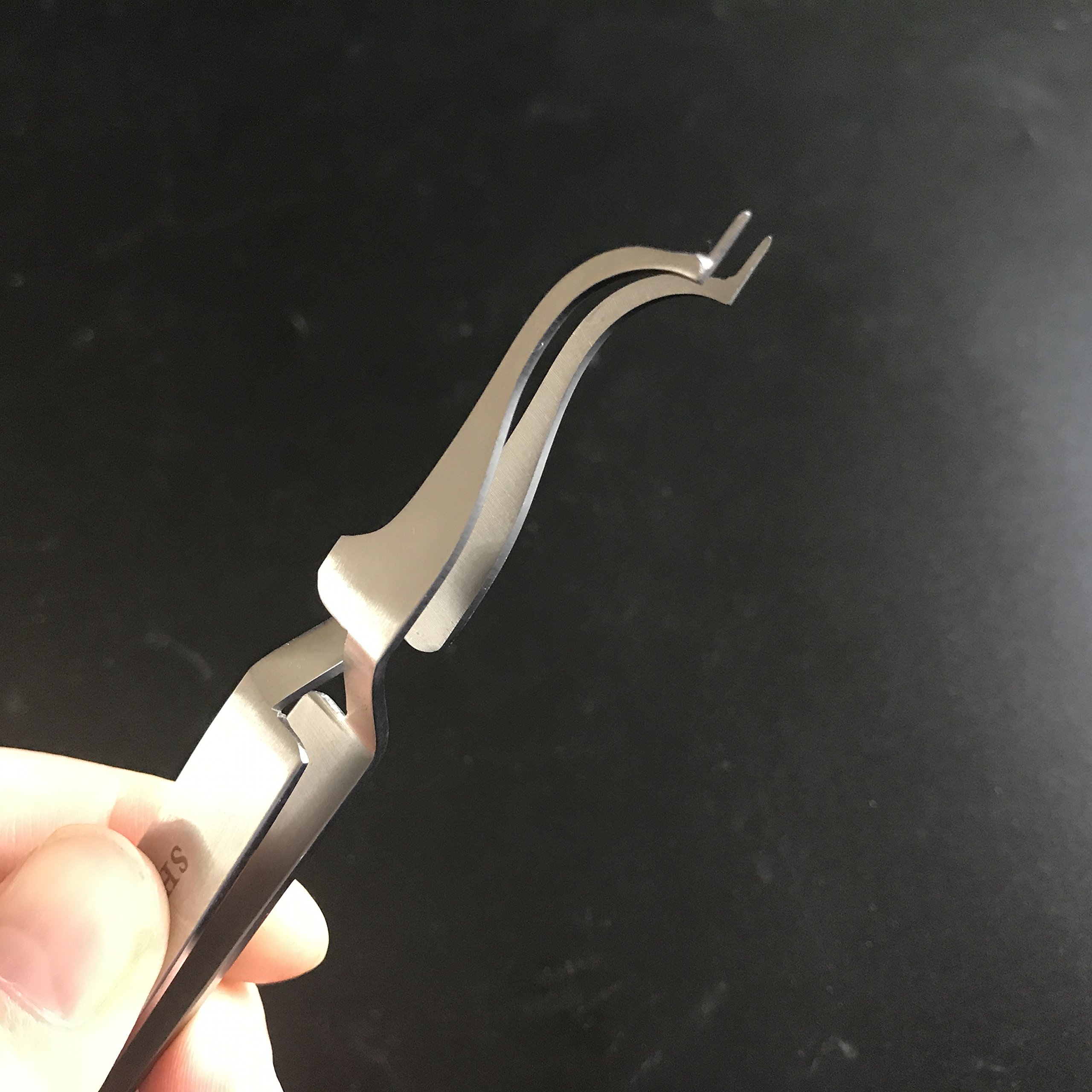 1pc #0455 Lingual Bracket and Bondable Tube Holder Provides a Clear View for Precise Bracket Placement Both on posterior and Anterior Teeth