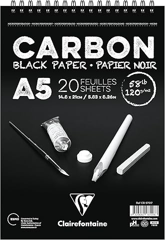 Clairefontaine CR97517 Sanatsal Defter, A5, Üstten Spiralli