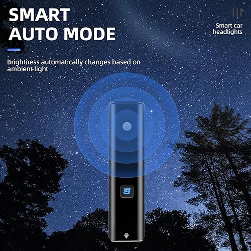 Miniatura 7 de ROCKBROS Luz de bicicleta de 1500 lúmenes para conducción nocturna, 5000 mAh USB-C recargable, aleación de aluminio IPX6, luz delantera impermeable