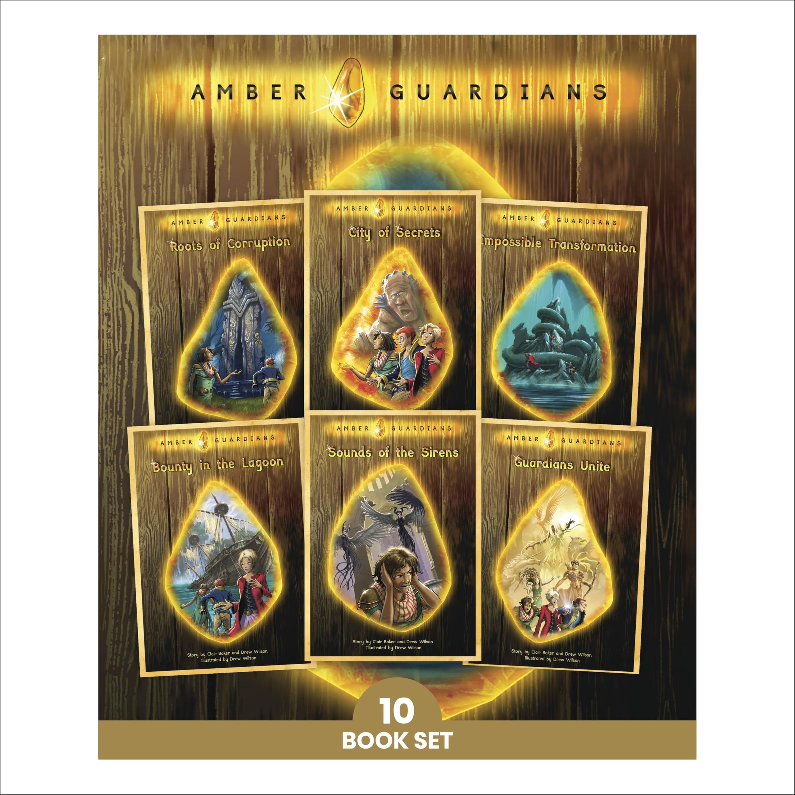 Amber Guardians.by Wilson, Baker  New 9781783692941 Fast Free Shipping**