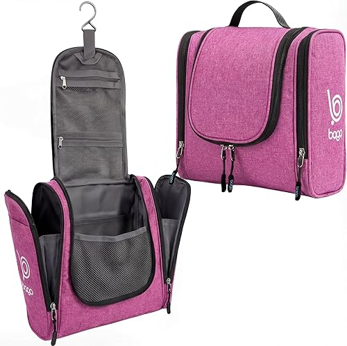 Bolsa de Aseo de Viaje Bago Bolsa de Aseo Impermeable Colgante Bolsa de Aseo Grande para Baño y Viaje Organizador de Artículos de Tocador,