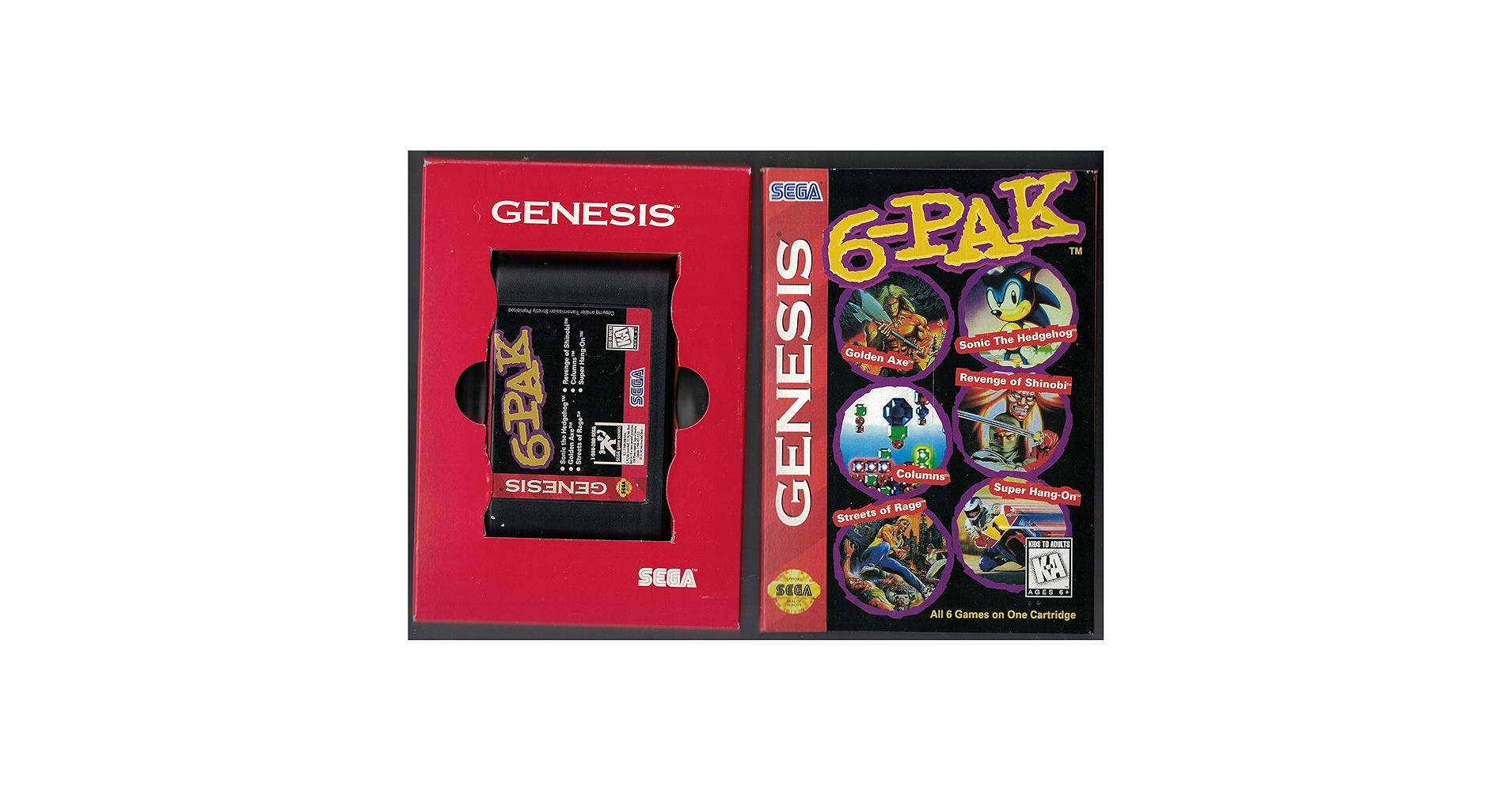 Amazon.com: Sega Genesis 6-Pak : Video Games