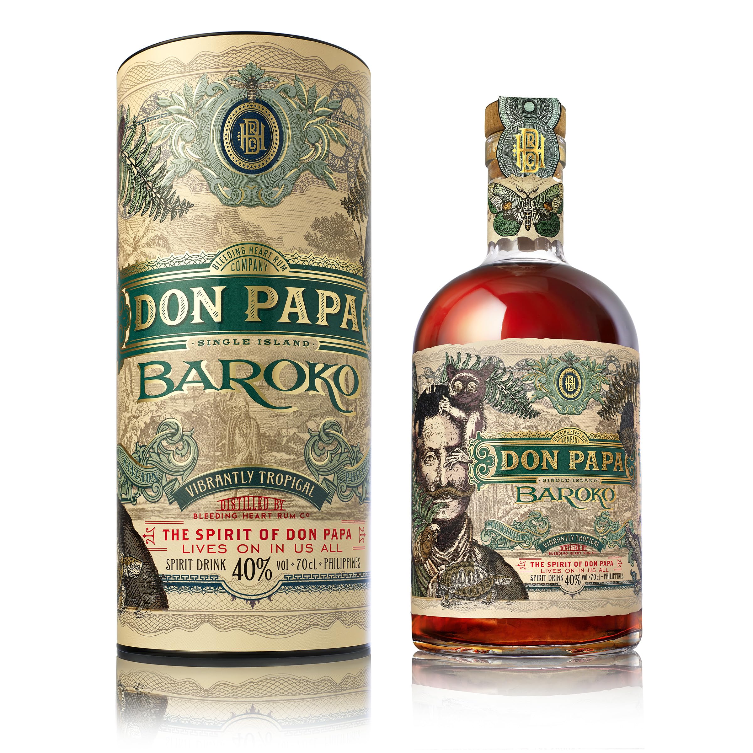 Don Papa Baroko Ron Infusionado 700 ml 40% vol Filipinas
