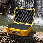 MEIJIA Tous les temps IP67 Étanche étui de protection dure, boîtier de caméra dure avec mousse personnalisable, parfaite protection de l'appareil photo, drones, pistols, lentilles, équipements,18.5 x14.06x6.93pouces(jaune)