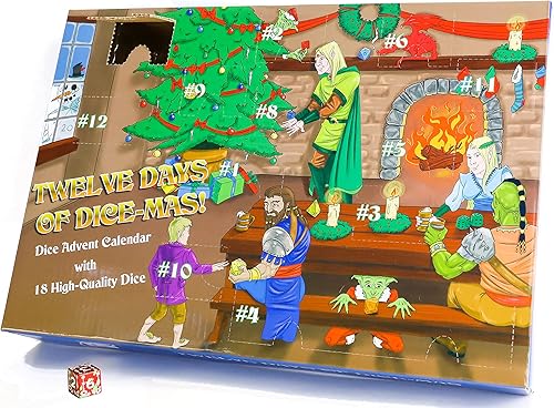 Miniatura 3 de Calendario de Adviento de Navidad: Doce días de Dice-Mas