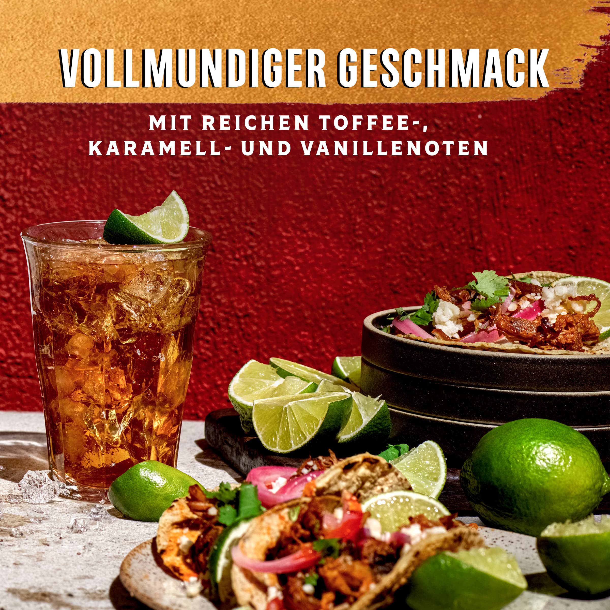 Captain Morgan Dark Rum | dunkler kräftiger Rum | karibisches Flair | für Cocktails & Longdrinks | 1.0 (1 x 1l) | 1000ml | 40% (Packung mit 3)