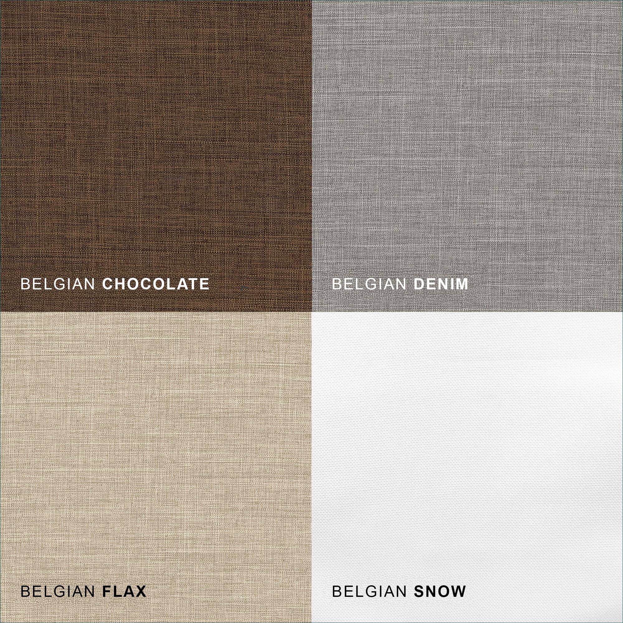 CHICOLOGY Roman, obscurcissement de pièce, Pare-Soleil de fenêtre, Tissu Polyester, Plastique, métal, Acier, Lin Belge (confidentialité et filtrage de la lumière), 86,4 x 162,6 cm (l x H)