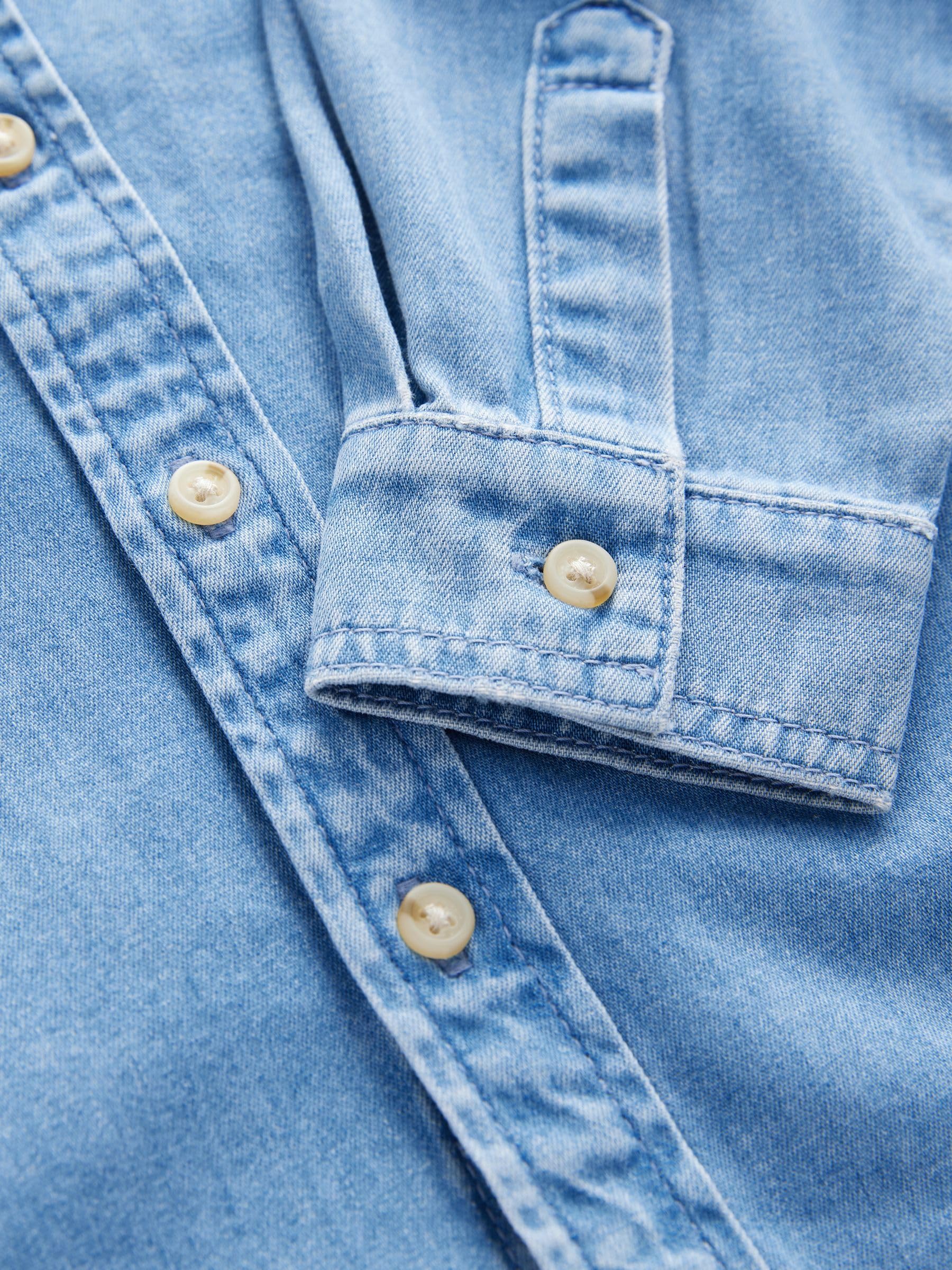 NEXT Garçon Chemise en Jean à Manches Longues