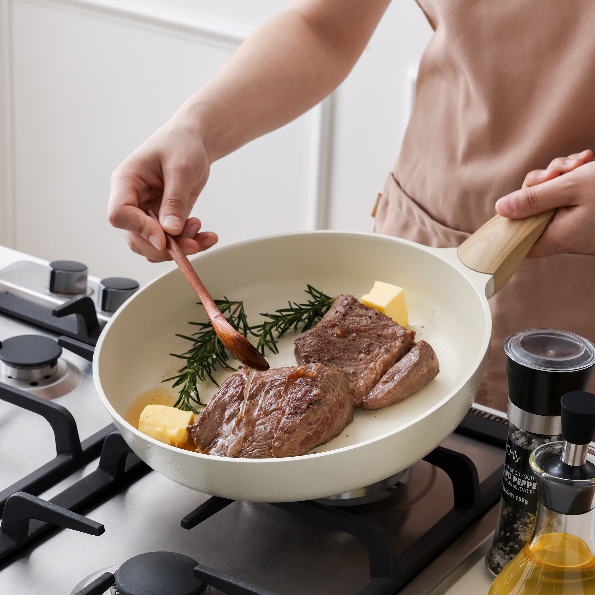 Amazon.com: SENSARTE Ceramic Nonstick Frying Pan Small Skillet 8