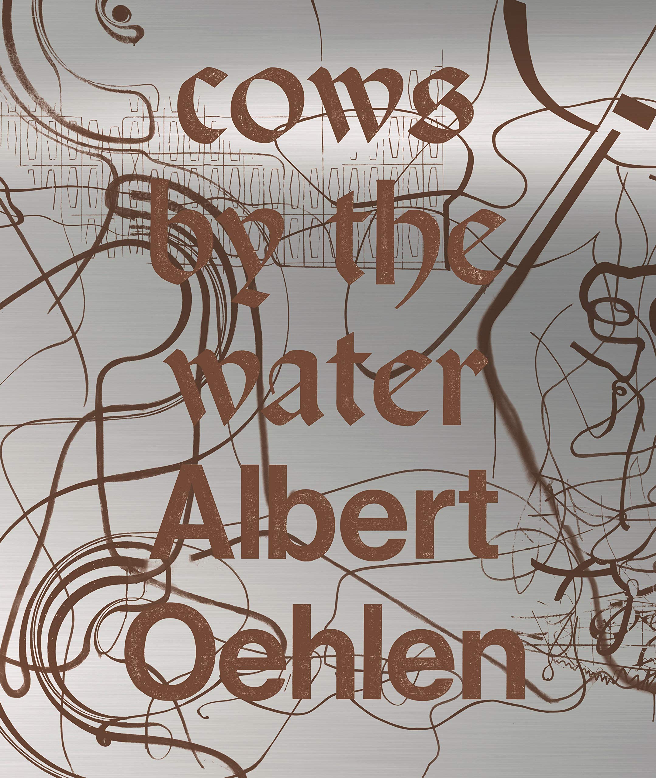 Albert Oehlen Cows by the Water pour sublimer votre salon moderne