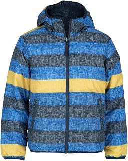 Arctix Boys Super Nova Reversible Insulated Winter Jacket, Chambray Nautical Blue, Small