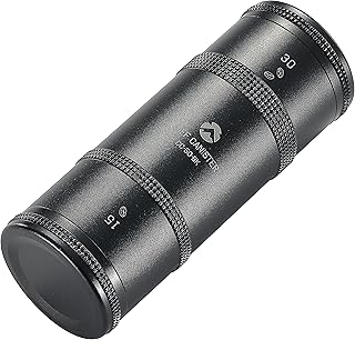 [キャンピングムーン] キャンプ コーヒー キャニスター 2段式 CNC削切 ジュラルミン 黒ギア CC-50-BK