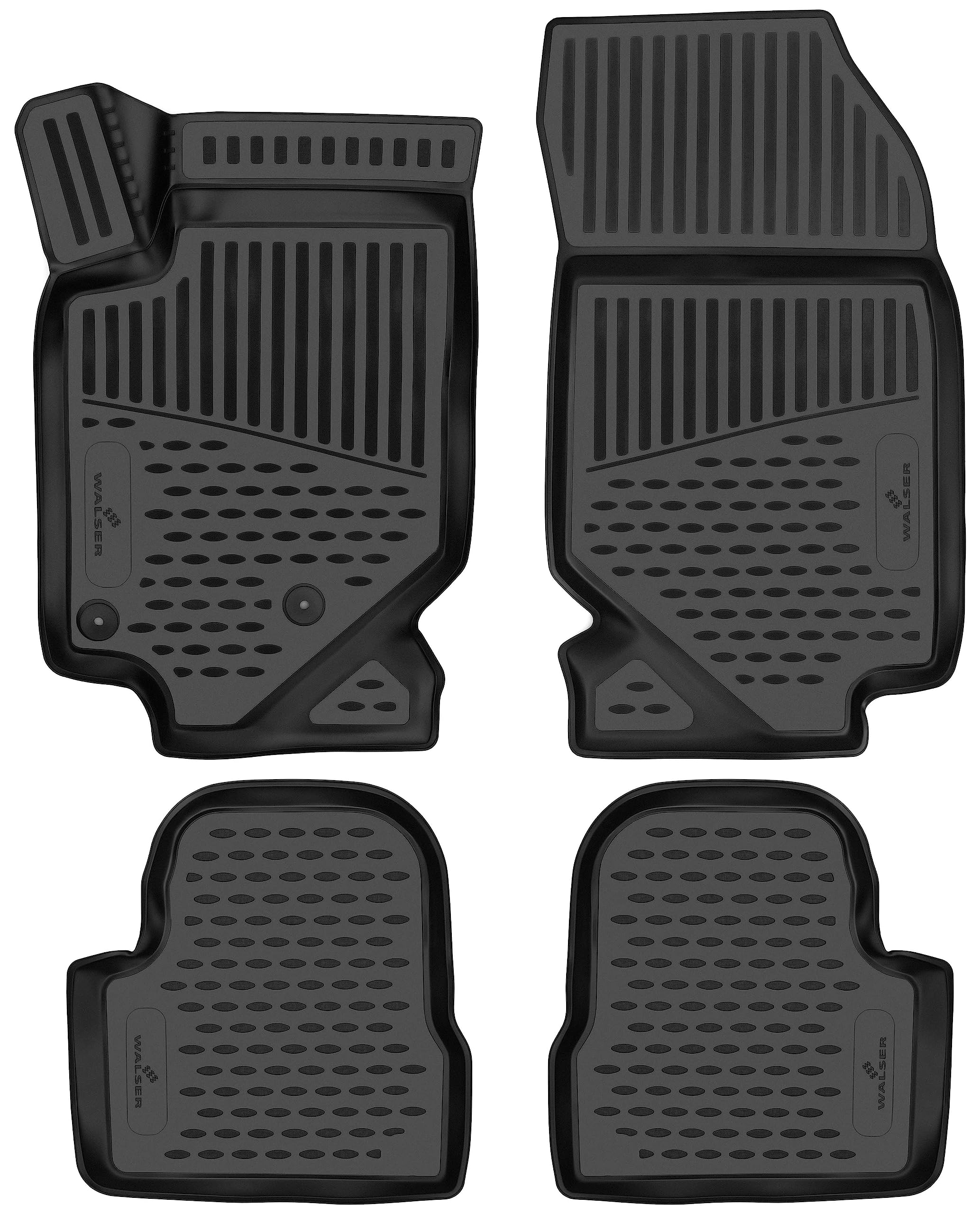WALSER Tappetini in gomma per auto XTR su misura compatibile con Opel Corsa F 07/2019 - 2023