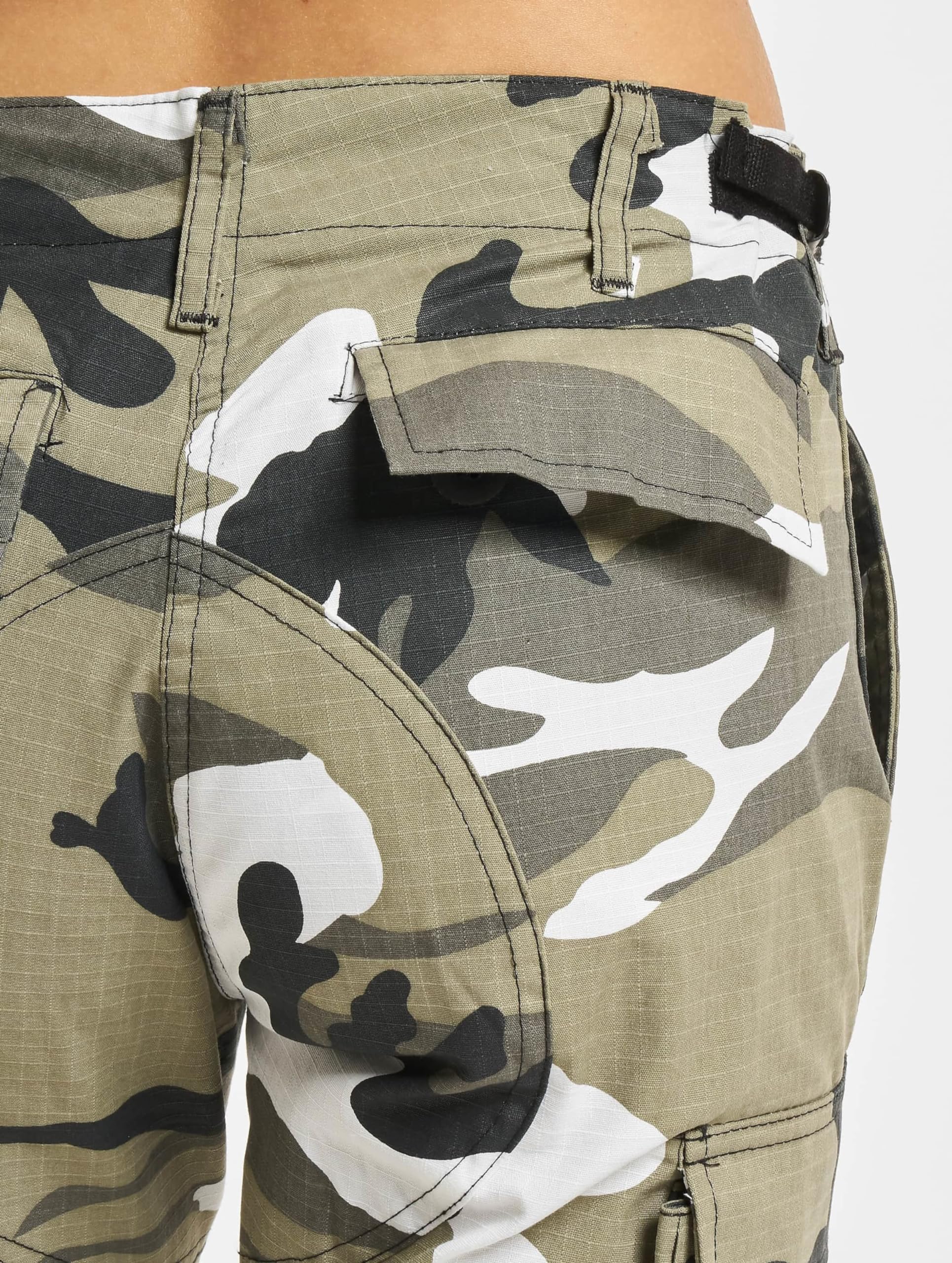 Brandit Pantalon Indéchirable BDU Femme Pantalon Cargo Noir Cargo