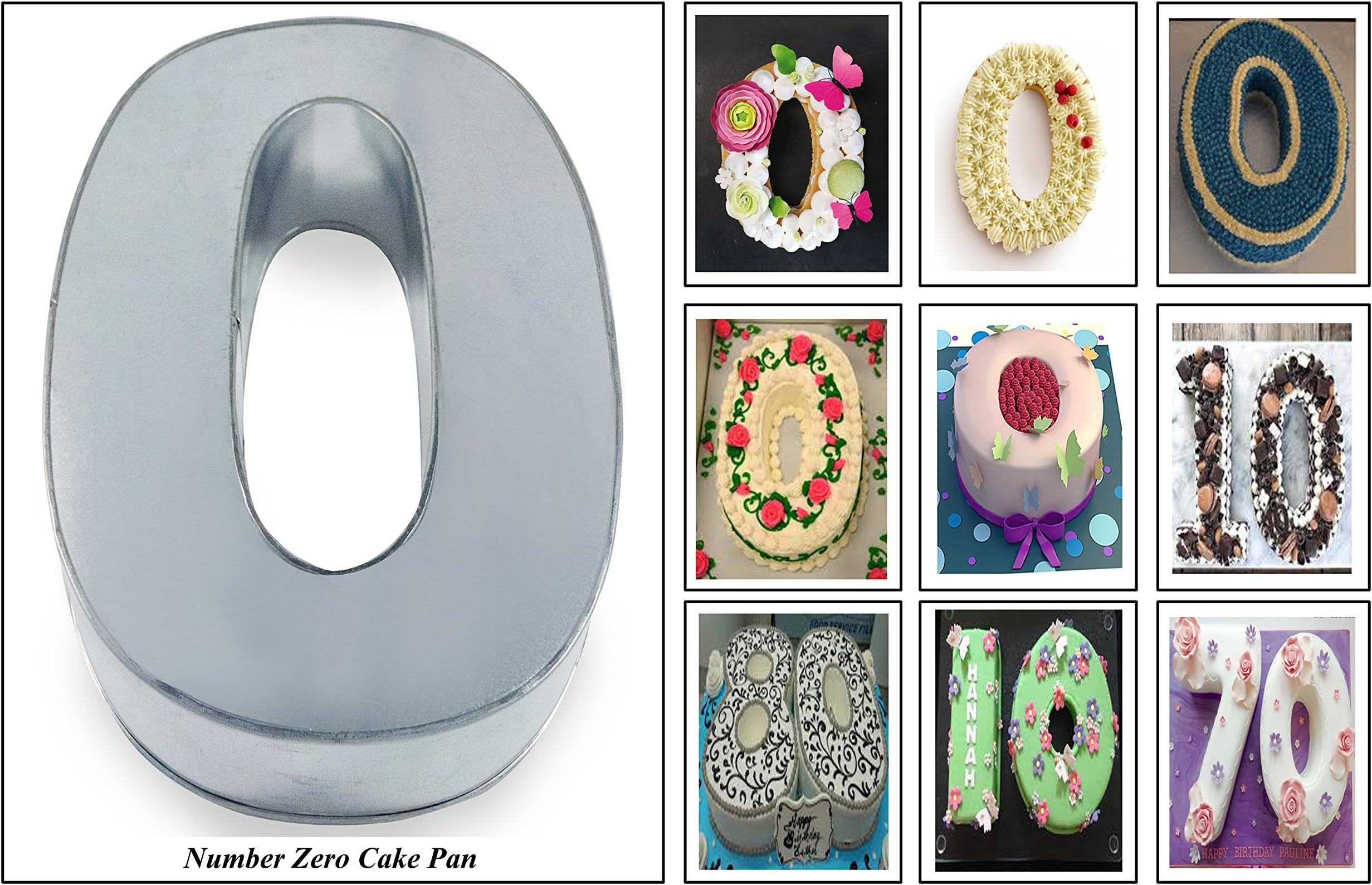 EURO TINS Small Number Wedding Birthday Anniversary Cake