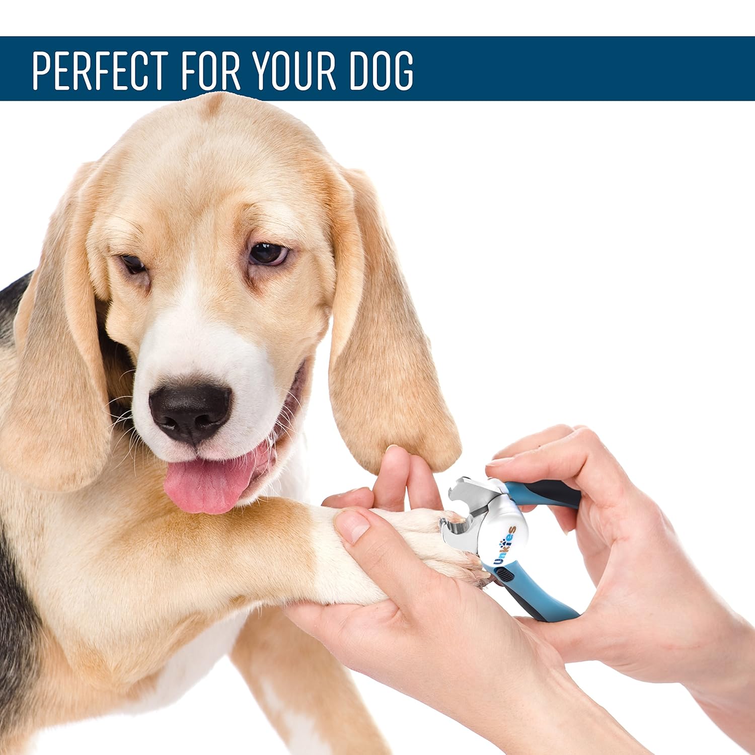 Dog Nail Clipper Large Breed Heavy Duty Trimmer - Travel Pouch and Easy Pictured Instructions - Latest Model