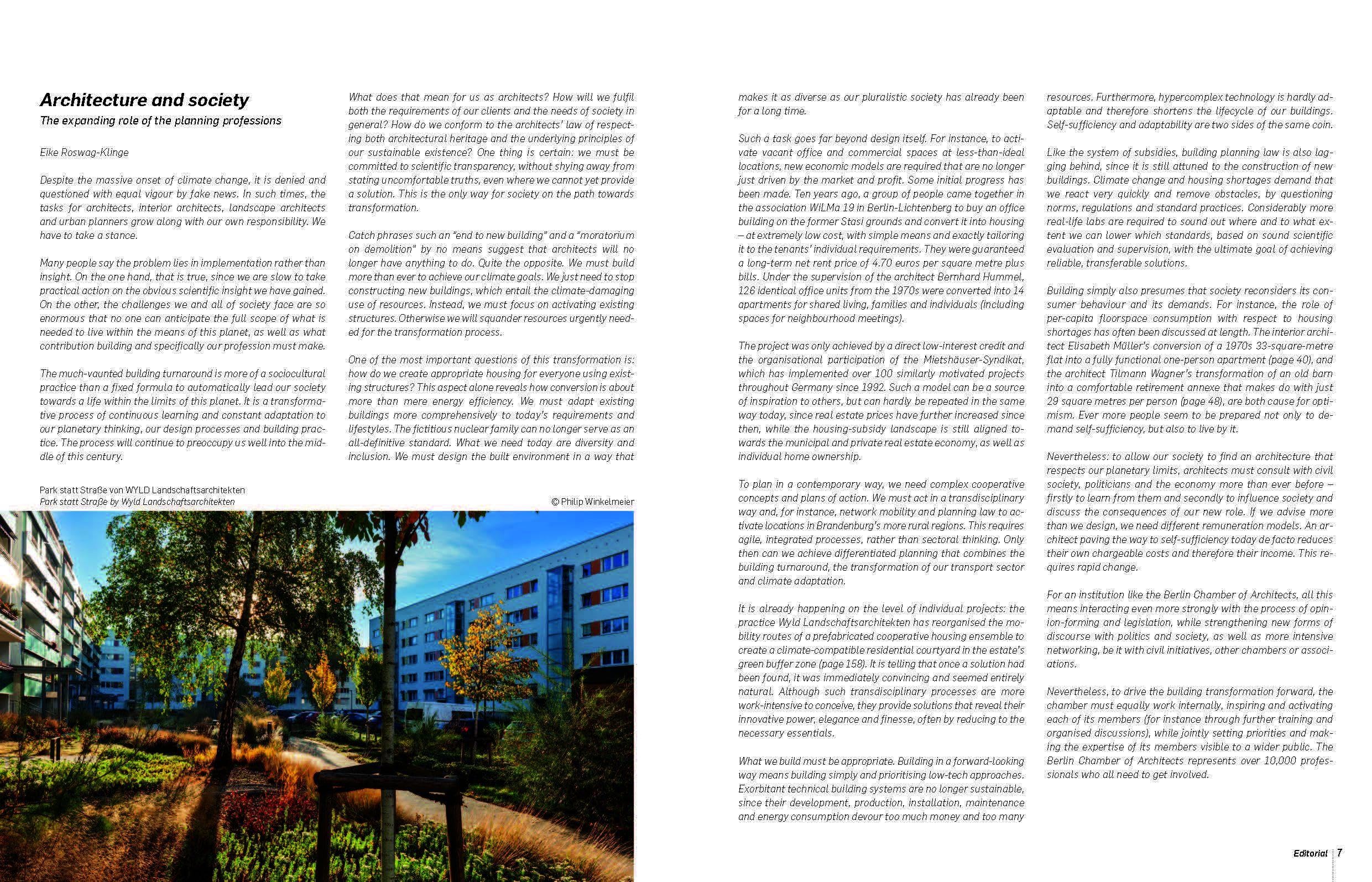 Architektur Berlin, Bd. 15 | Building Berlin, Vol. 15: Baukultur in und aus der Hauptstadt | The latest architecture in and out of the capital