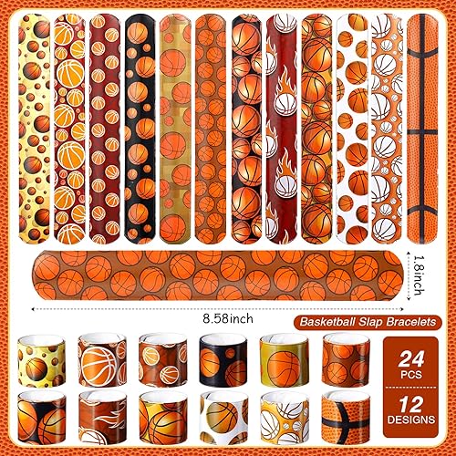 Miniatura 2 de Aoriher 194 piezas de baloncesto recuerdo de fiesta de cumpleaños deporte a granel regalo de baloncesto bolsa de golosinas relleno mini pelota de