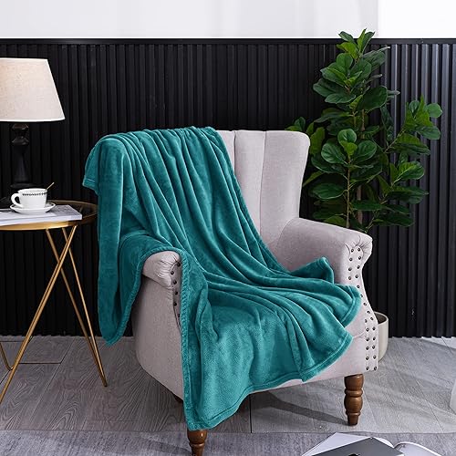 Miniatura 8 de Coseybed Manta de franela de forro polar, tamaño Queen, suave, ligera, para sofá, cama, dormitorio universitario, 86 x 86 pulgadas, primavera y