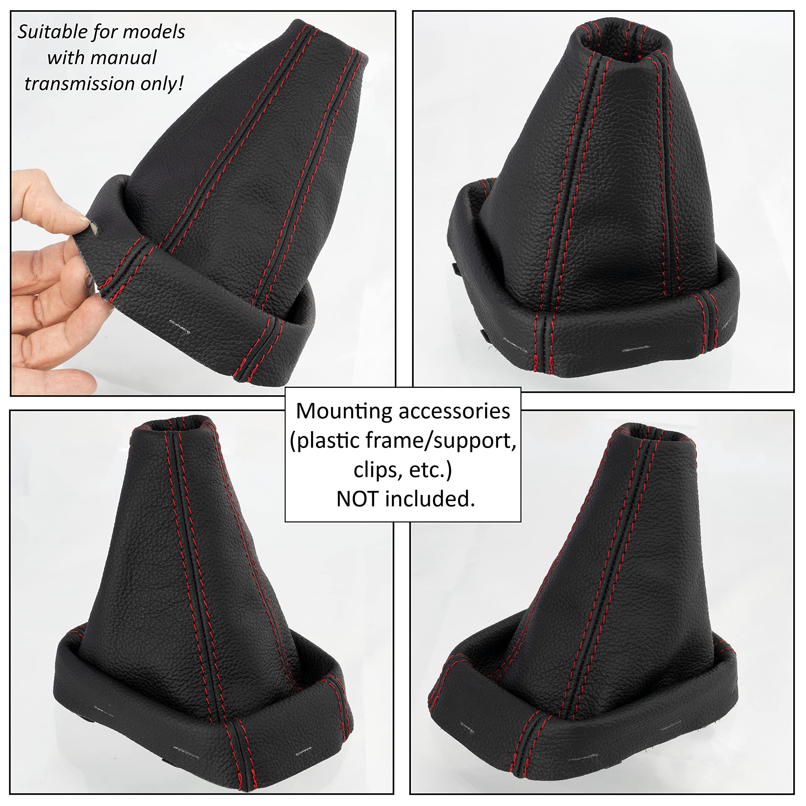 AERZETIX Schalthebelmanschette - Echtleder Für Kia Picanto 2004-2009