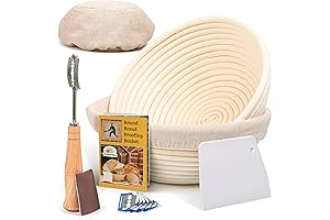 Criss Elite Bread Banneton Proofing Basket Set