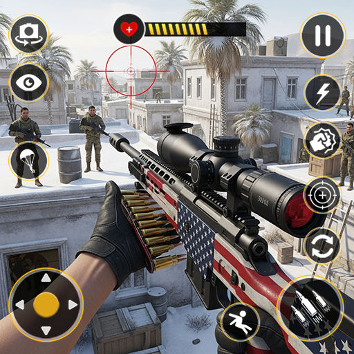 Scharfschützenschießen 3D-Kriegsspiel - Offline-Schießspiel