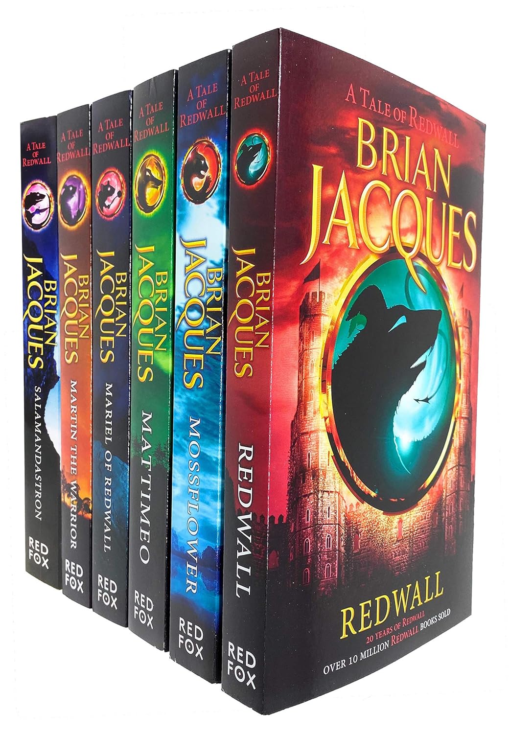 Brian Jacques Redwall Series 6 Books Collection Set (Redwall