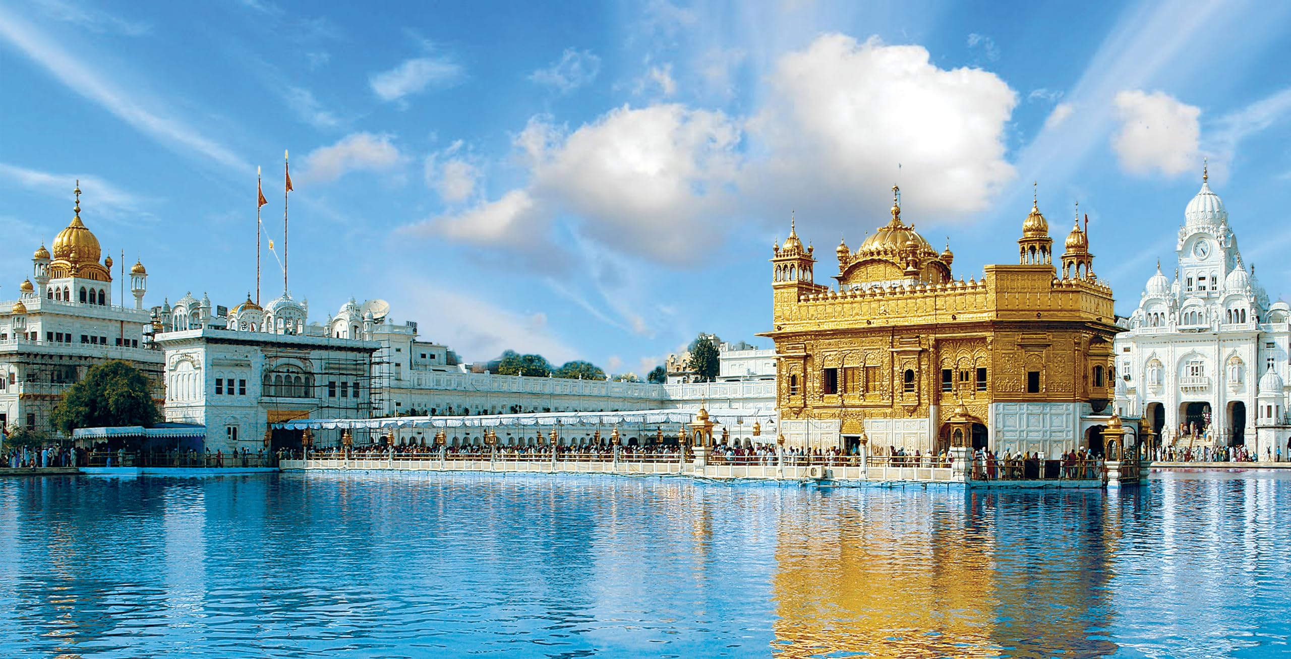 Sonu Graphics Golden Temple Amritsar All Style Photo Frame For Wall 8x16 inch (gt09)