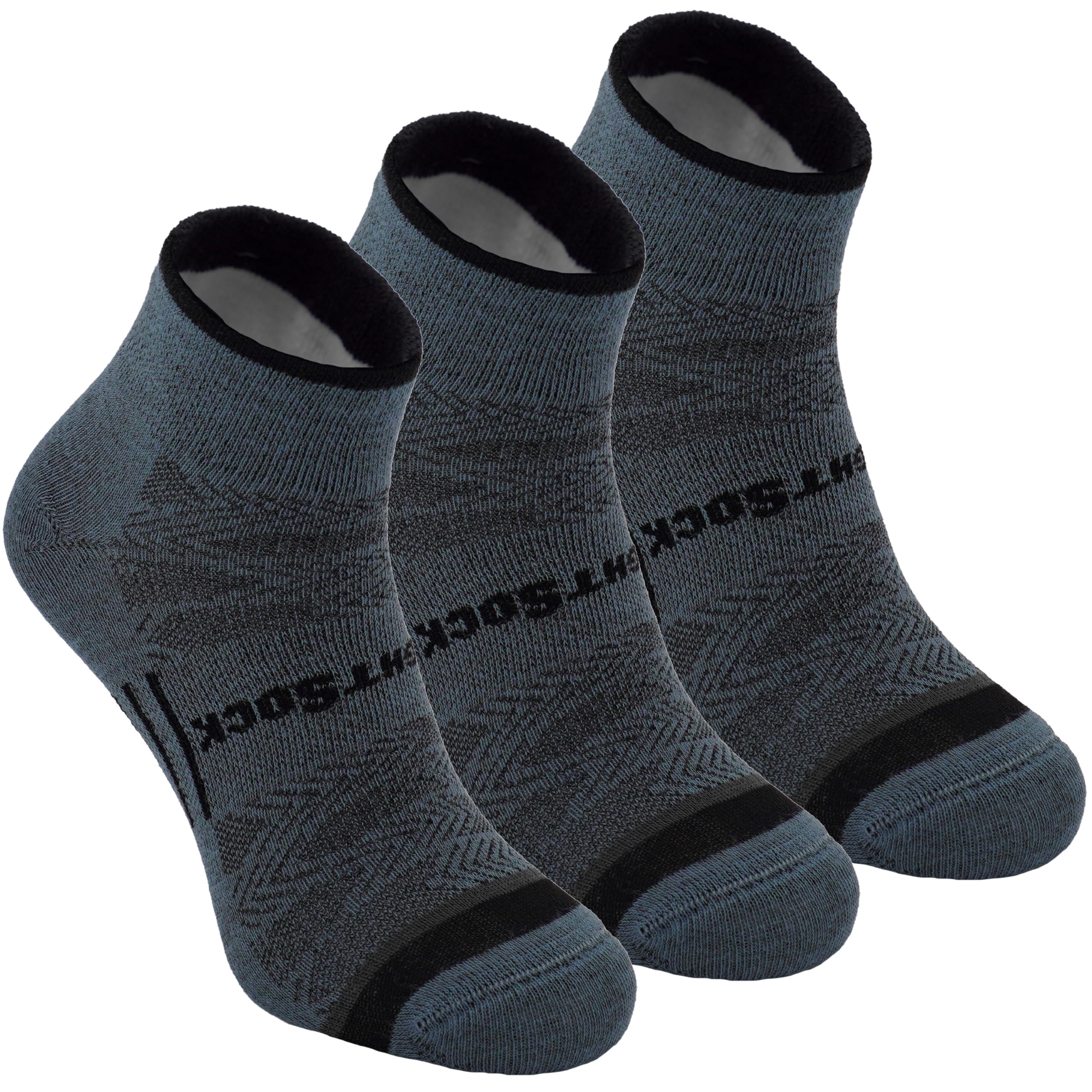 Wrightsock CoolMesh II Quarter Running Socks for Men and Women – Eco-Friendly Anti Blister Socks - American Made