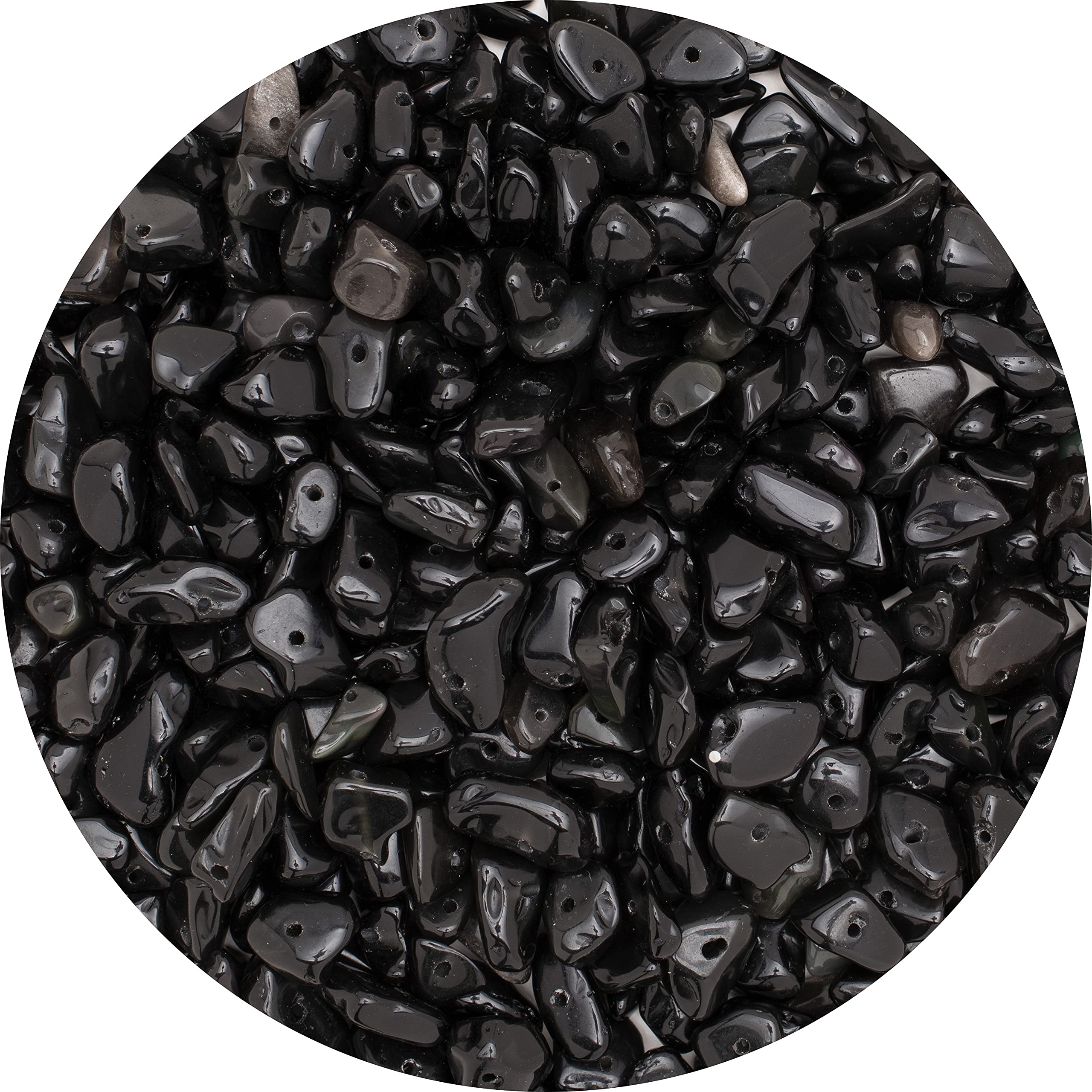 RVG Natural Chip Beads 5-8mm Aprox 400 Pieces Crystal Loose Stone Irregular Gemstones Drilled Hole Healing DIY Bracelet Jewelry Making