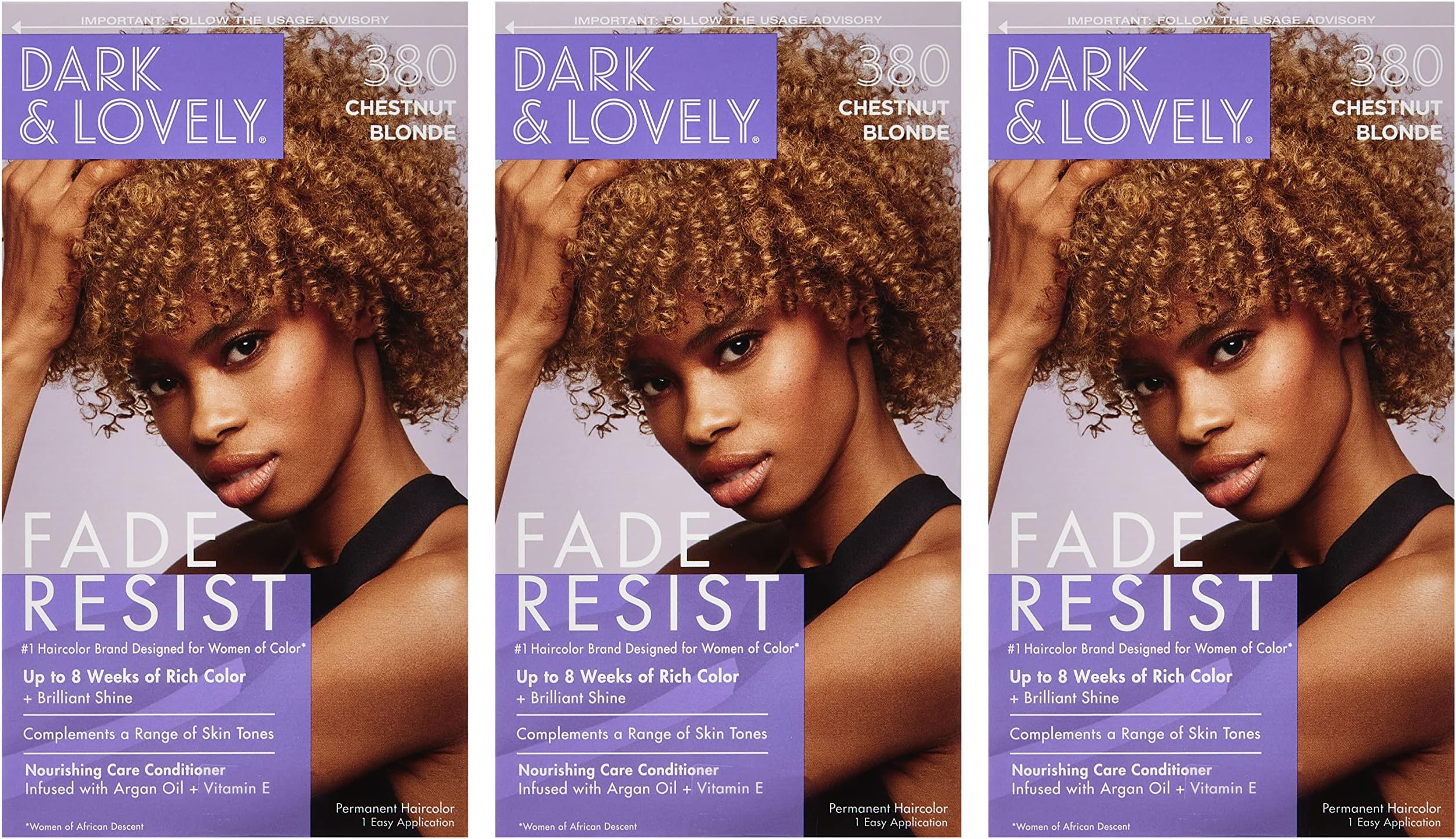 Color #380 Chestnut Blonde (3 Pack)