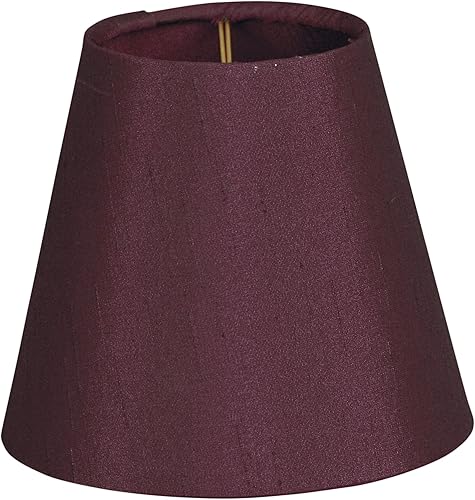 Miniatura 1 de Royal Designs, Inc. Lámpara de araña de tapa dura Empire Basic Shade CS-940-5MA, granate, 3 x 5 x 4.5