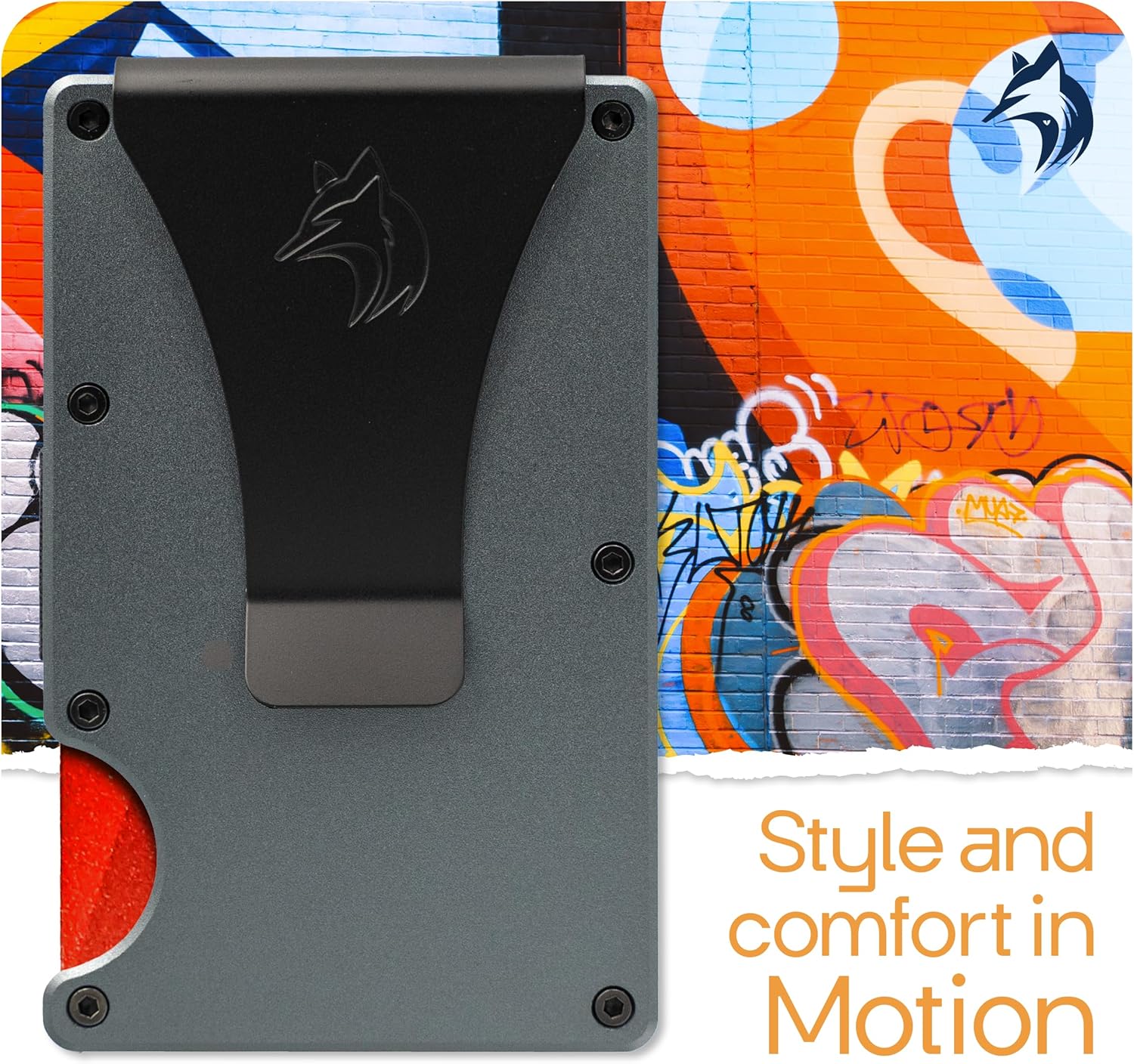 Slim RFID Blocking Wallet For Men - Light Weight, Durable & Compact- Minimalist Wallet With Money Clip (Iron) - Image 2