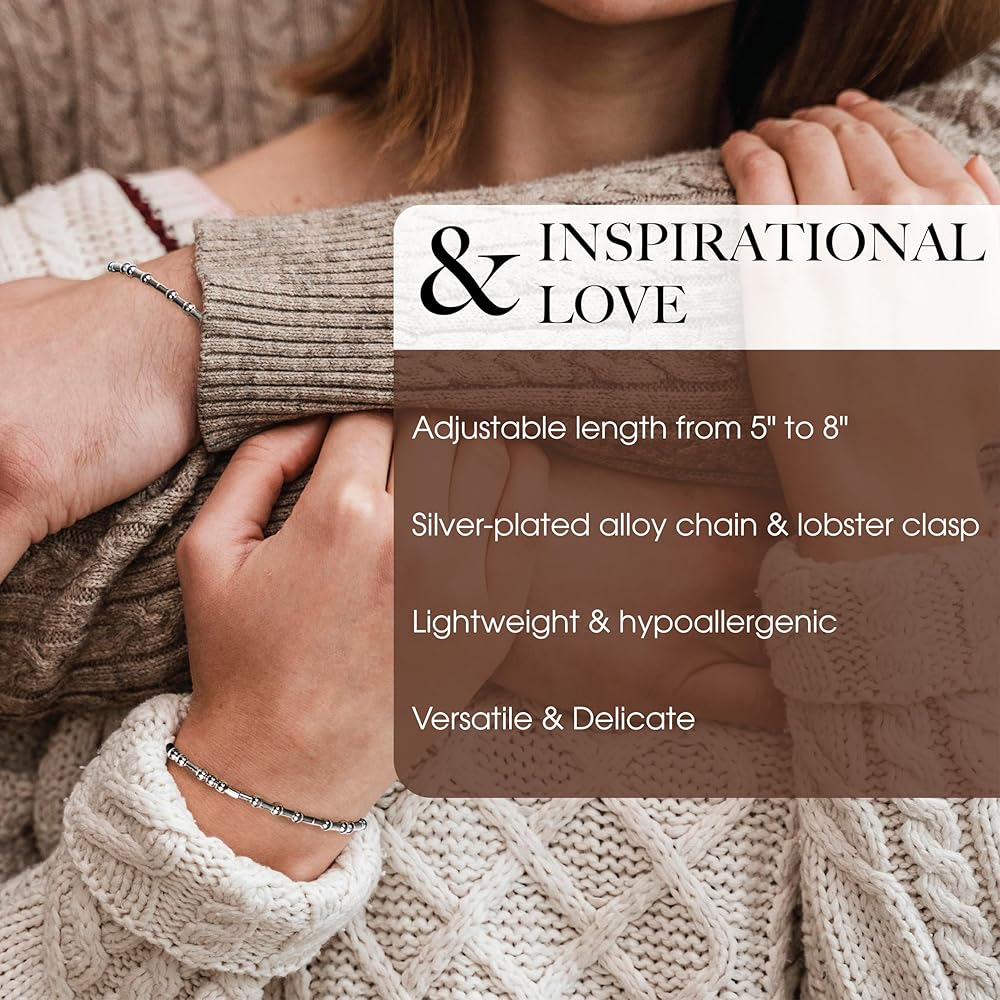 Amazon | モールス信号ブレスレット、女性へのユニークなギフト、親友 Amazon | モールス信号ブレスレット、女性へのユニークなギフト、親友