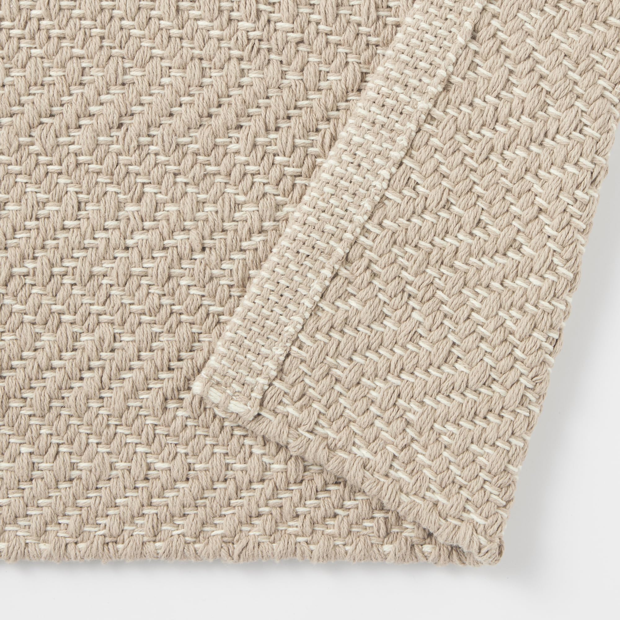 Amazon｜無印良品 綿 手織りラグ 140×195cm 140×195cm