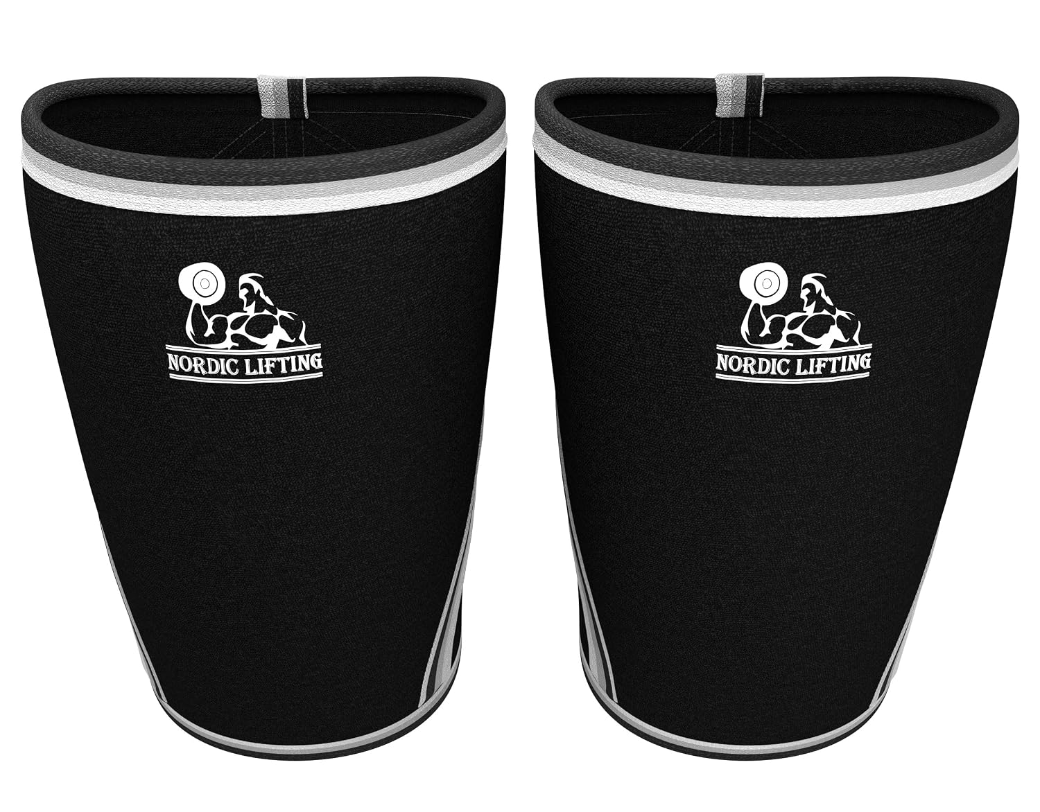 Nordic Lifting Knee Sleeves (1 Pair) Support & Compression for Weightlifting, Powerlifting & Cross Training - 7mm Neoprene Sleeve for The Best Squats - Both Women & Men