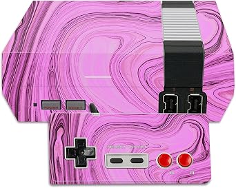 MightySkins Skin Compatible with Nintendo NES Classic Edition wrap Cover Sticker Skins Pink Thai Marble