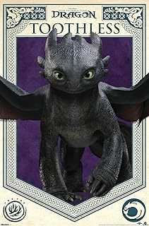 Trends International How To Train Your Dragon (2025) - Toothless Wall Poster, 34L x 22.4W, Unframed Version