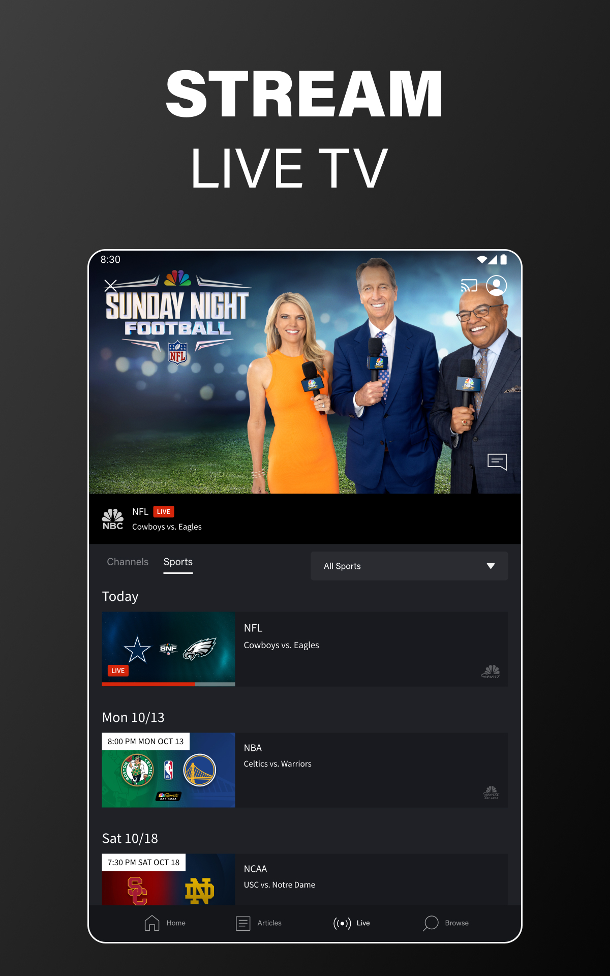 NBC Sports - App on Amazon Appstore